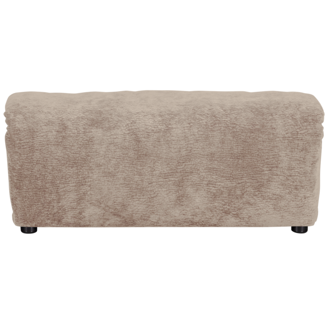 Woood Baggy hocker 3d chenille zand