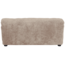 Woood Baggy hocker 3d chenille zand