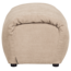 Woood Baggy hocker geweven chenille zand