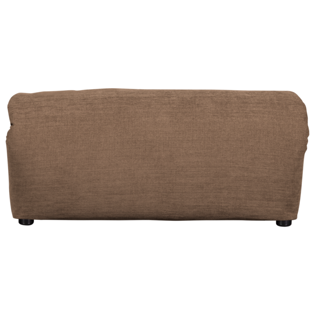 Woood Baggy hocker geweven chenille bruin