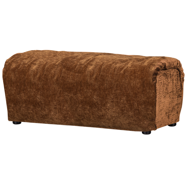 Woood Baggy hocker 3d chenille middenbruin