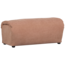Woood Baggy hocker geweven chenille oudroze