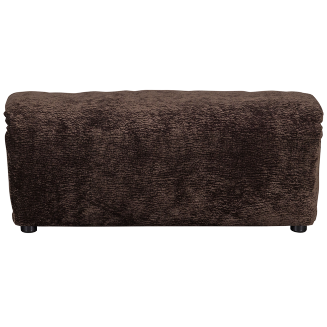 Woood Baggy hocker 3d chenille donkerbruin