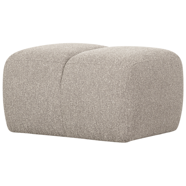 Woood Mojo poef 45x84x64cm boucle beige melange