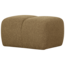 Woood Mojo poef 45x84x64cm boucle geel/bruin melange