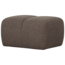Woood Mojo poef 45x84x64cm boucle bruin melange