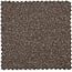 Woood Mojo poef 45x84x64cm boucle bruin melange