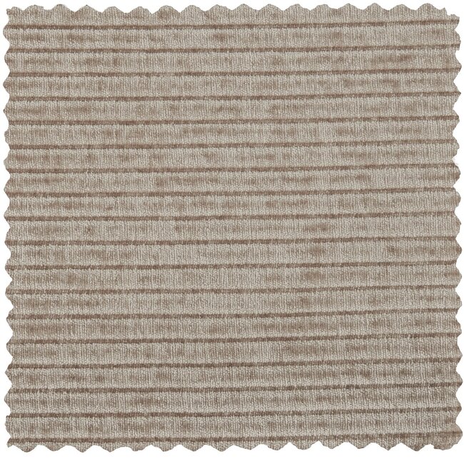 Woood Mojo poef 45x84x64cm geweven ribstof donkerzand