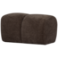 Woood Mojo poef 45x84x64cm geweven ribstof bruin