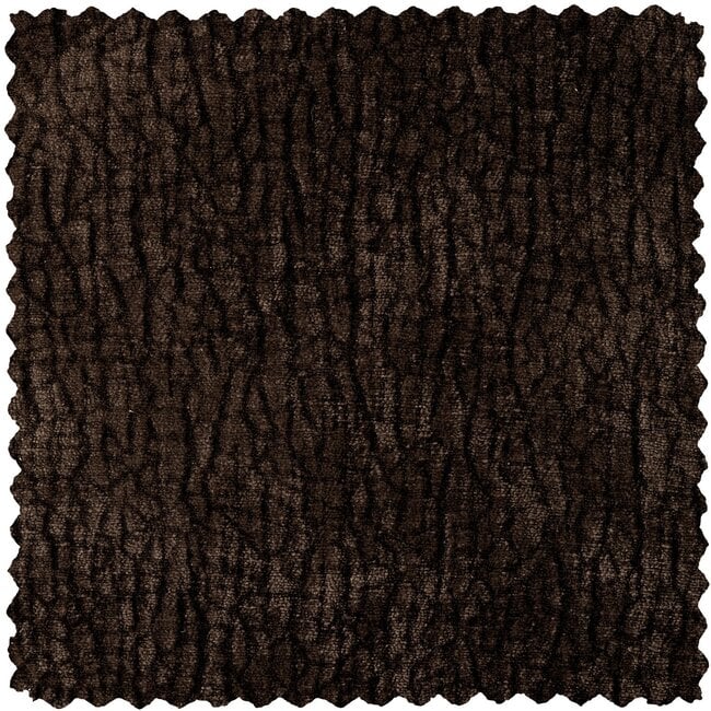 Woood Baggy hoekbank links 3d chenille donkerbruin