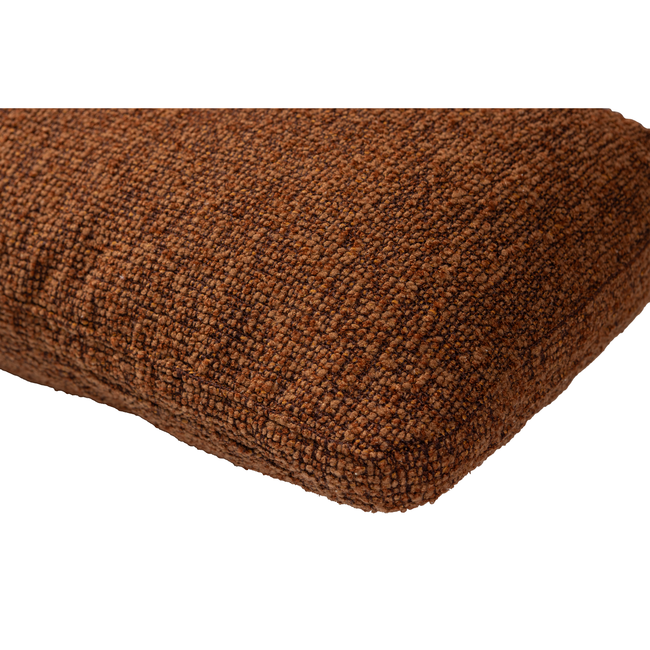 Woood Mojo kussen boucle roestbruin melange