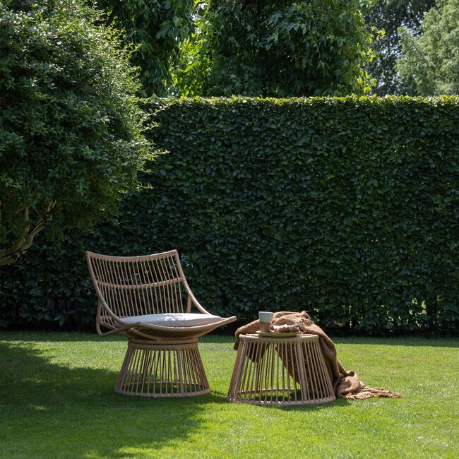 Woood Alatna tuinstoel wicker naturel