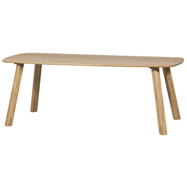 Woood Tablo eettafel deens ovaal dl 180x100cm transparant [fsc]