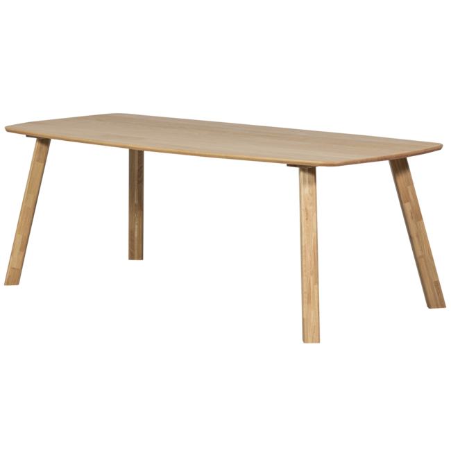 Woood Tablo eettafel deens ovaal dl 180x100cm transparant [fsc]