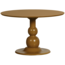 Woood Blanco eettafel o120cm mango hout honinggeel