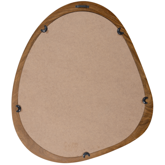 Woood Leif spiegel hout naturel 48x44cm