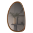 Woood Leif spiegel hout naturel 64x38cm