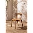 Woood Bliss tuinstoel met spijlen wood fiber caramel melange
