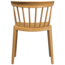 Woood Bliss tuinstoel met spijlen wood fiber caramel melange