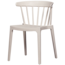 Woood Bliss tuinstoel met spijlen wheat fiber off white melange
