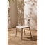 Woood Bliss tuinstoel met spijlen wheat fiber off white melange