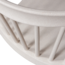 Woood Bliss tuinstoel met spijlen wheat fiber off white melange
