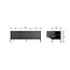 Woood New gravure tv meubel 150 cm grenen dust [fsc]