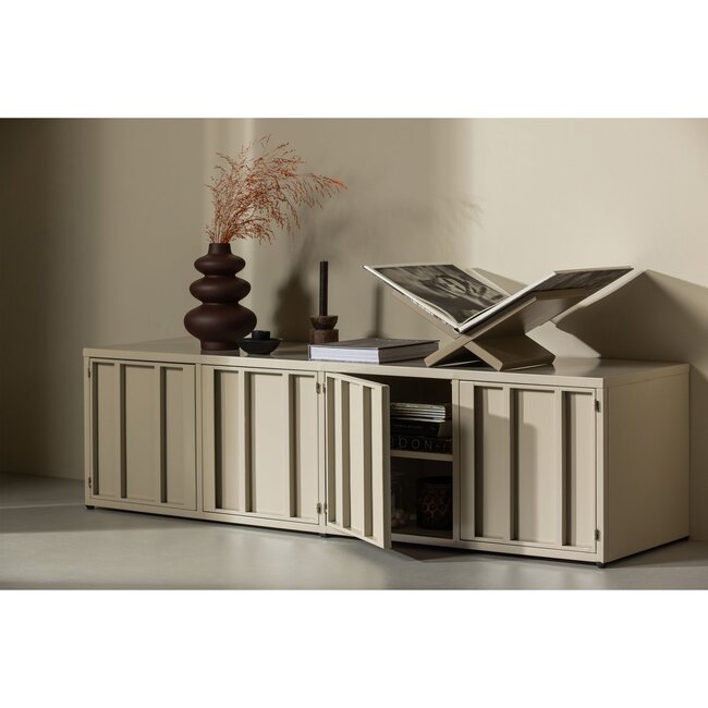 Woood Level tv-meubel metaal zand 44x160cm