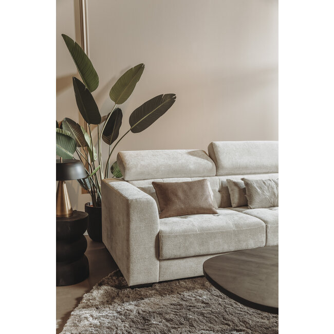 Tower Living Salontafel Silvi 130 cm - Olijfbruin