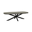 Tower Living Salontafel Silvi 130 cm - Olijfbruin