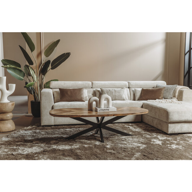 Tower Living Salontafel Silvi 130 cm - Naturel