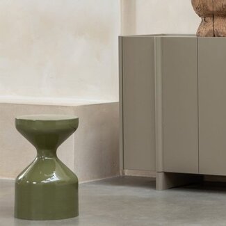 Woood Floyd bijzettafel metaal groen