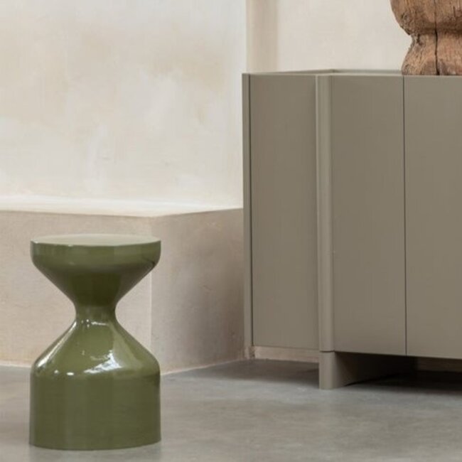Woood Floyd bijzettafel metaal groen