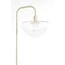 Light en Living Vloerlamp 43x30x165 cm BAYLIE mat creme+helder glas
