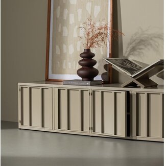 Woood Level tv-meubel metaal zand 44x160cm