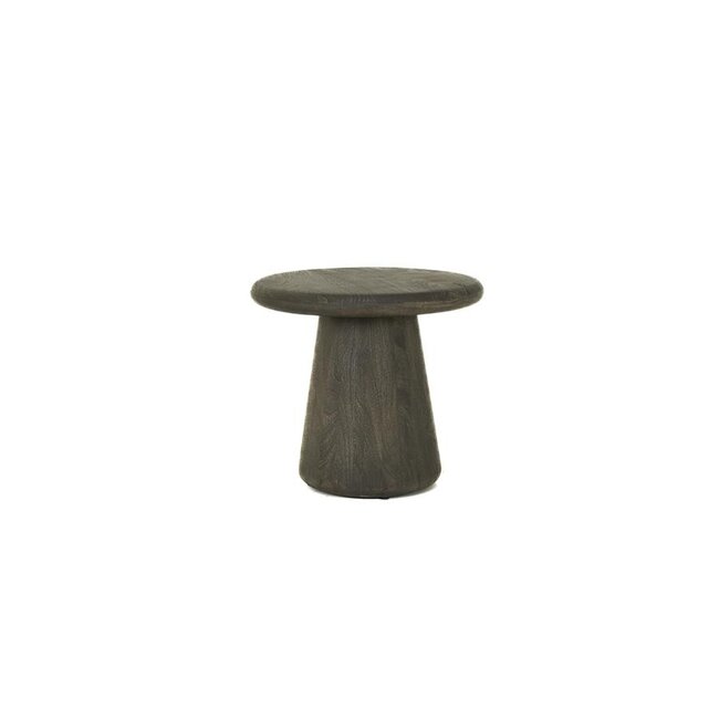 Tower Living Asti Bijzettafel rond olijfbruin 60 cm