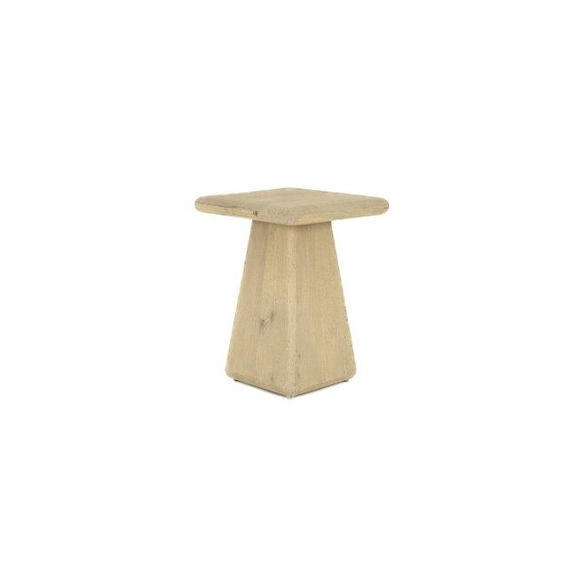 Tower Living Asti Bijzettafel vierkant naturel 40 cm