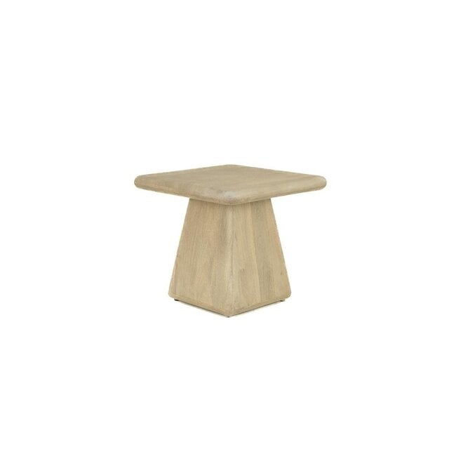 Tower Living Asti Bijzettafel vierkant naturel 60 cm