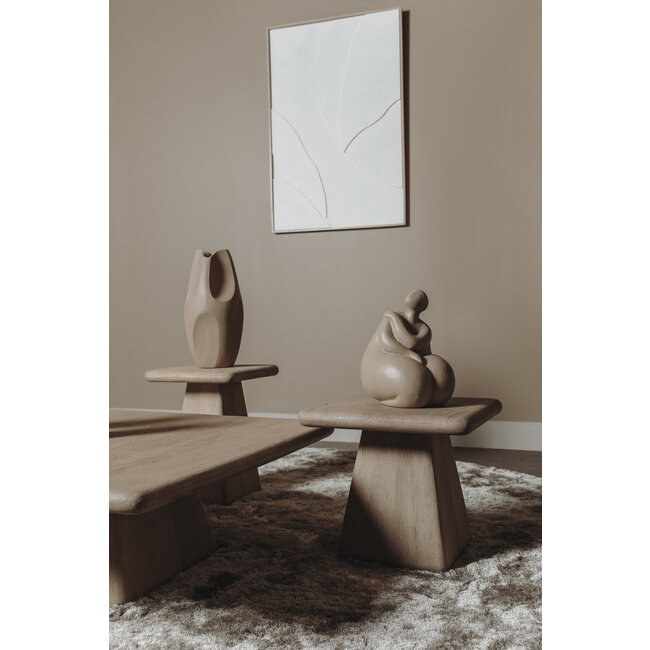 Tower Living Asti Bijzettafel vierkant naturel 40 cm