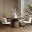 Tower Living Asti Eetkamertafel rond bruin 150 cm
