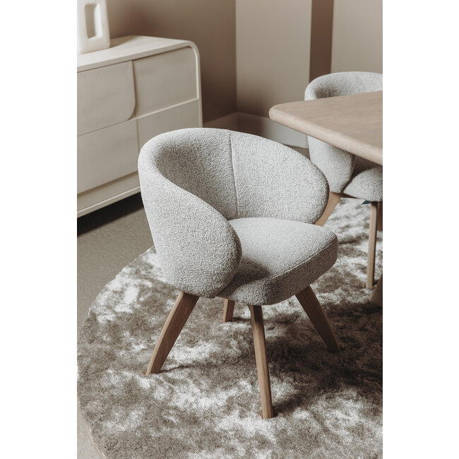 Tower Living Asti Eetkamertafel vierkant naturel 150 cm