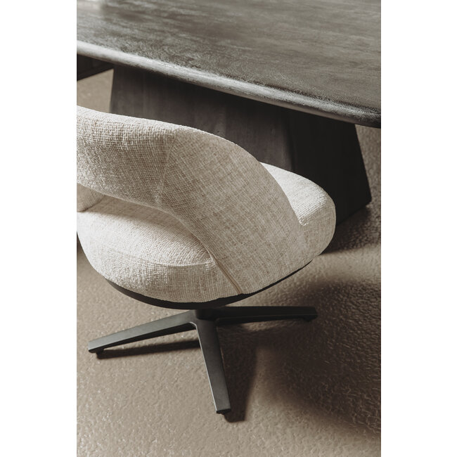 Tower Living Asti Eetkamertafel zwart 260 cm