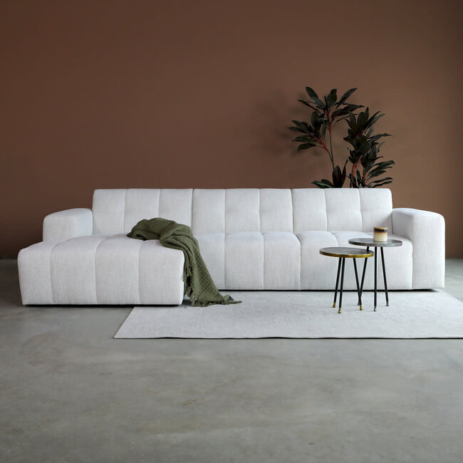 Pepp Interiors Bank Wave 2.5 zits met chaise longue links modesto 492