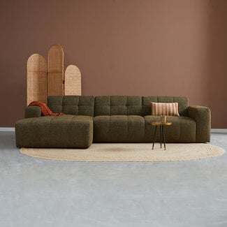 Pepp Interiors Bank Wave 2.5 zits met chaise longue links modesto 484