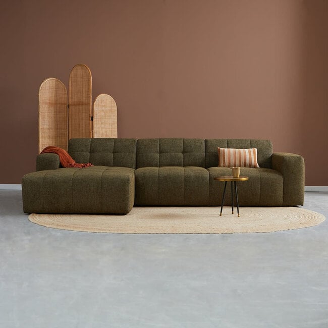 Pepp Interiors Bank Wave 2.5 zits met chaise longue links modesto 484