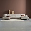 Pepp Interiors Bank River U opstelling met chaise longue rechts in Majestic 603