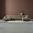 Pepp Interiors Bank River U opstelling met chaise longue links in Majestic 607