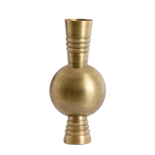 Light en Living Vaas deco  Ø18X54,5  cm cm KAVANSI antiek brons