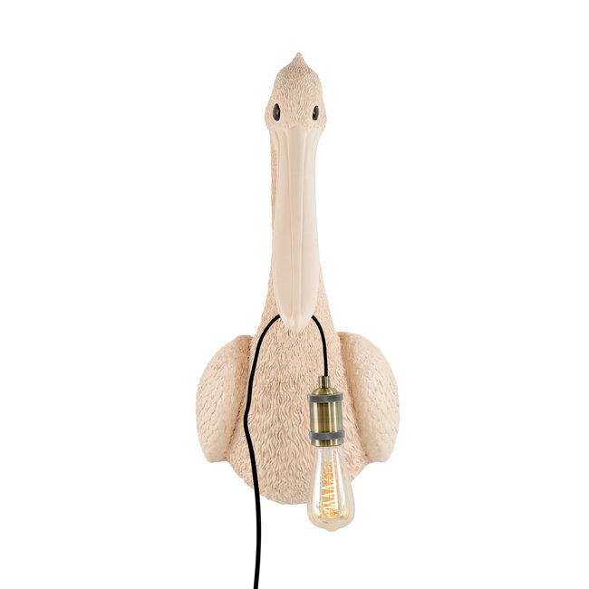 Light en Living Wandlamp 33x28x63 cm PELICAN lichtroze