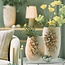 Light en Living Vaas deco 31,5X27X50 cm AMIATA keramiek  mat crème